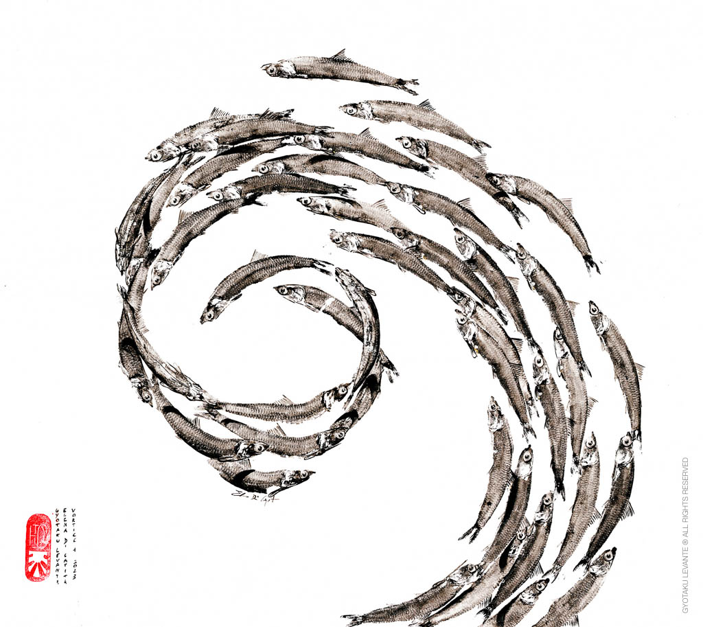 Spirale 1 50x50 cm - Carta xuan 2023