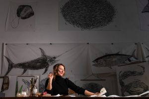 Lo studio a Lavagna